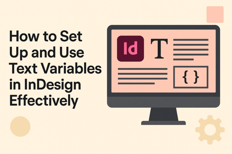 Variable Text Layers Design How to Set Up and Use Text Variables in InDesign Effectively - Graphic ...
