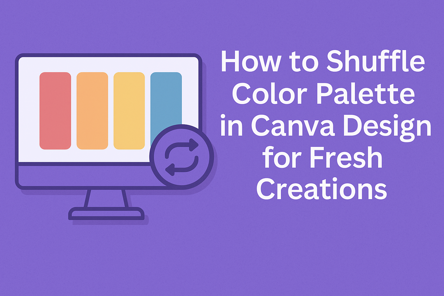 How to Shuffle Color Palette in Canva Design for Fresh Creations
