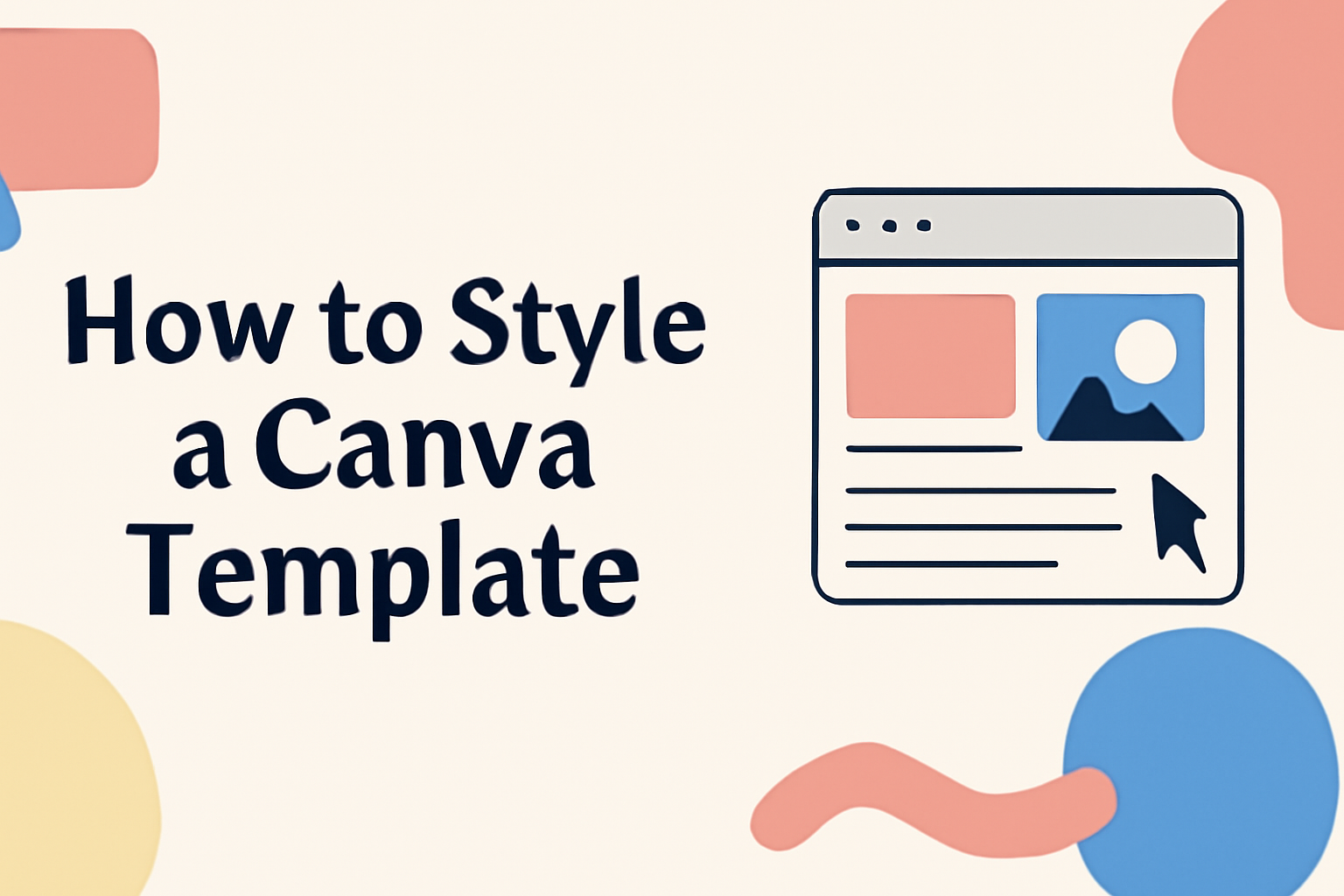 How to Style a Canva Template