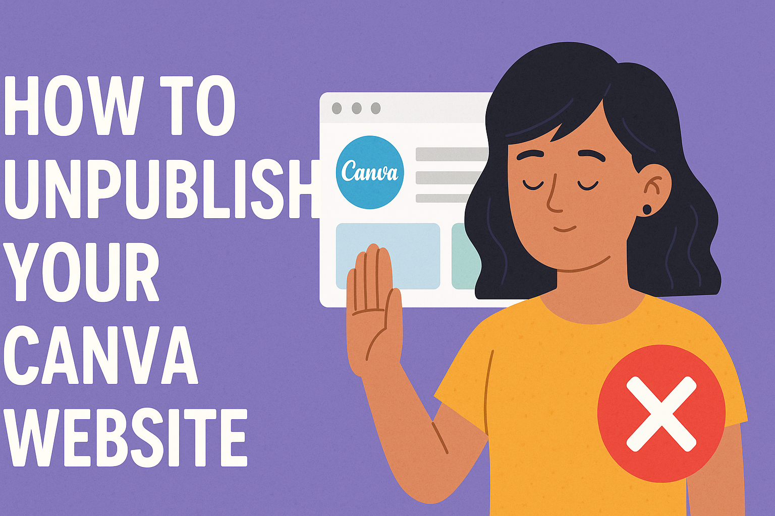 How to Unpublish Your Canva Website