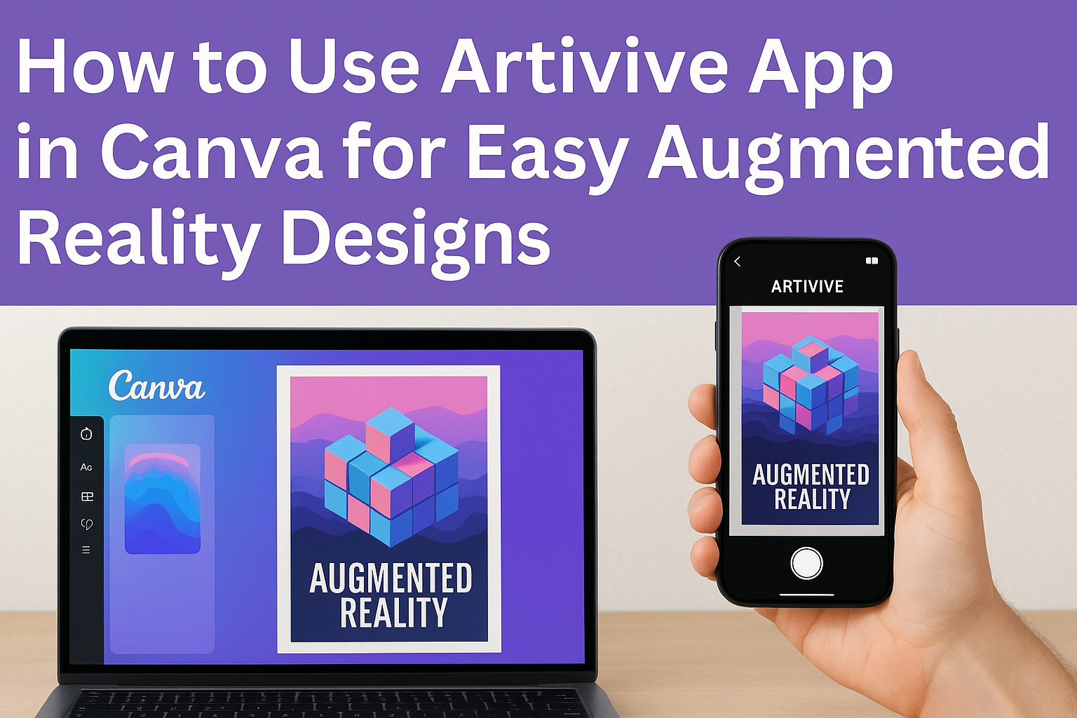 How to Use Artivive App in Canva for Easy Augmented Reality Designs