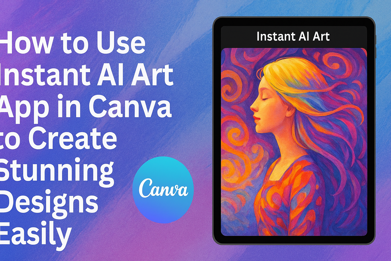 How to Use Instant AI Art App in Canva to Create Stunning Designs Easily