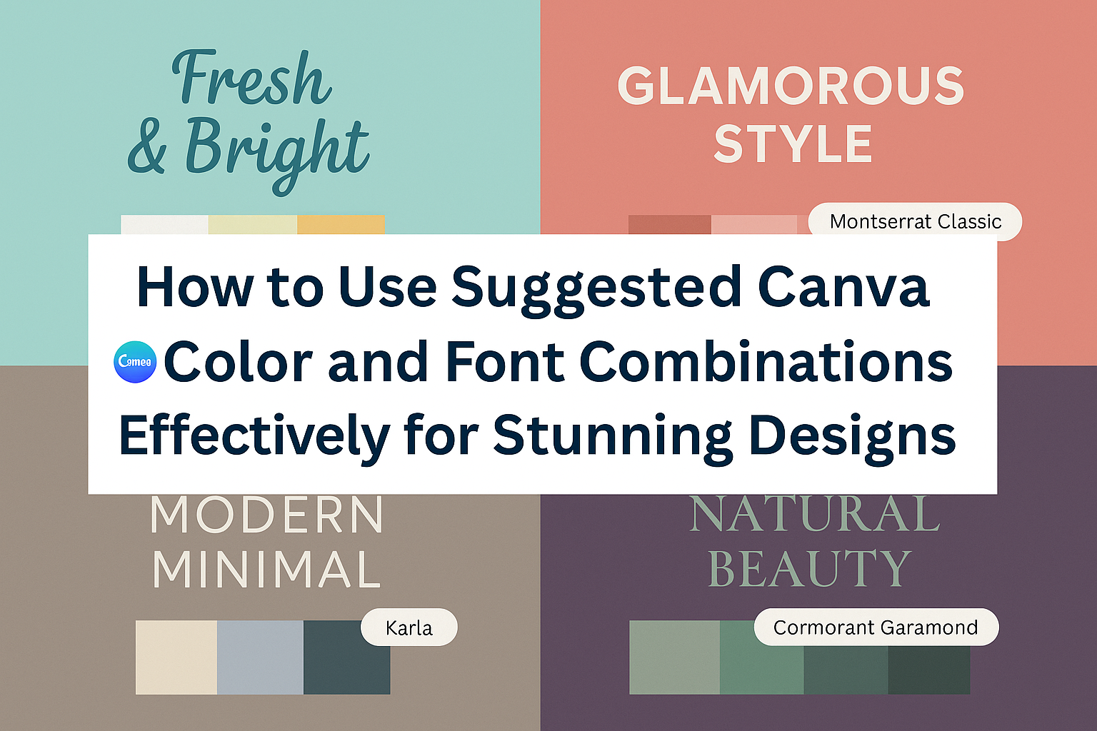 How to Use Suggested Canva Color and Font Combinations Effectively for Stunning Designs