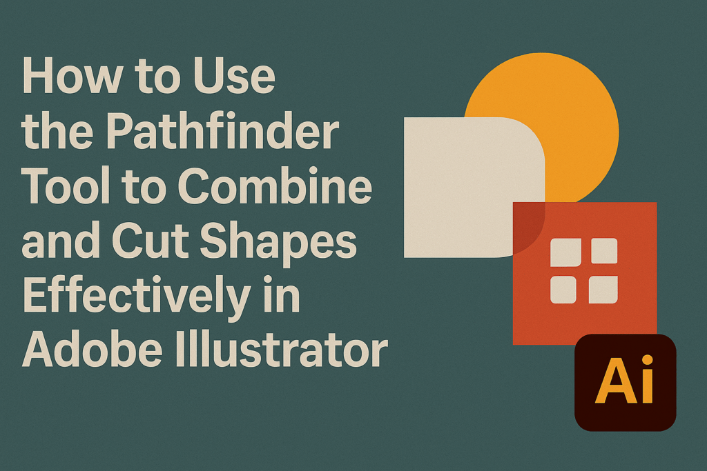 How to Use the Pathfinder Tool to Combine and Cut Shapes Effectively in Adobe Illustrator