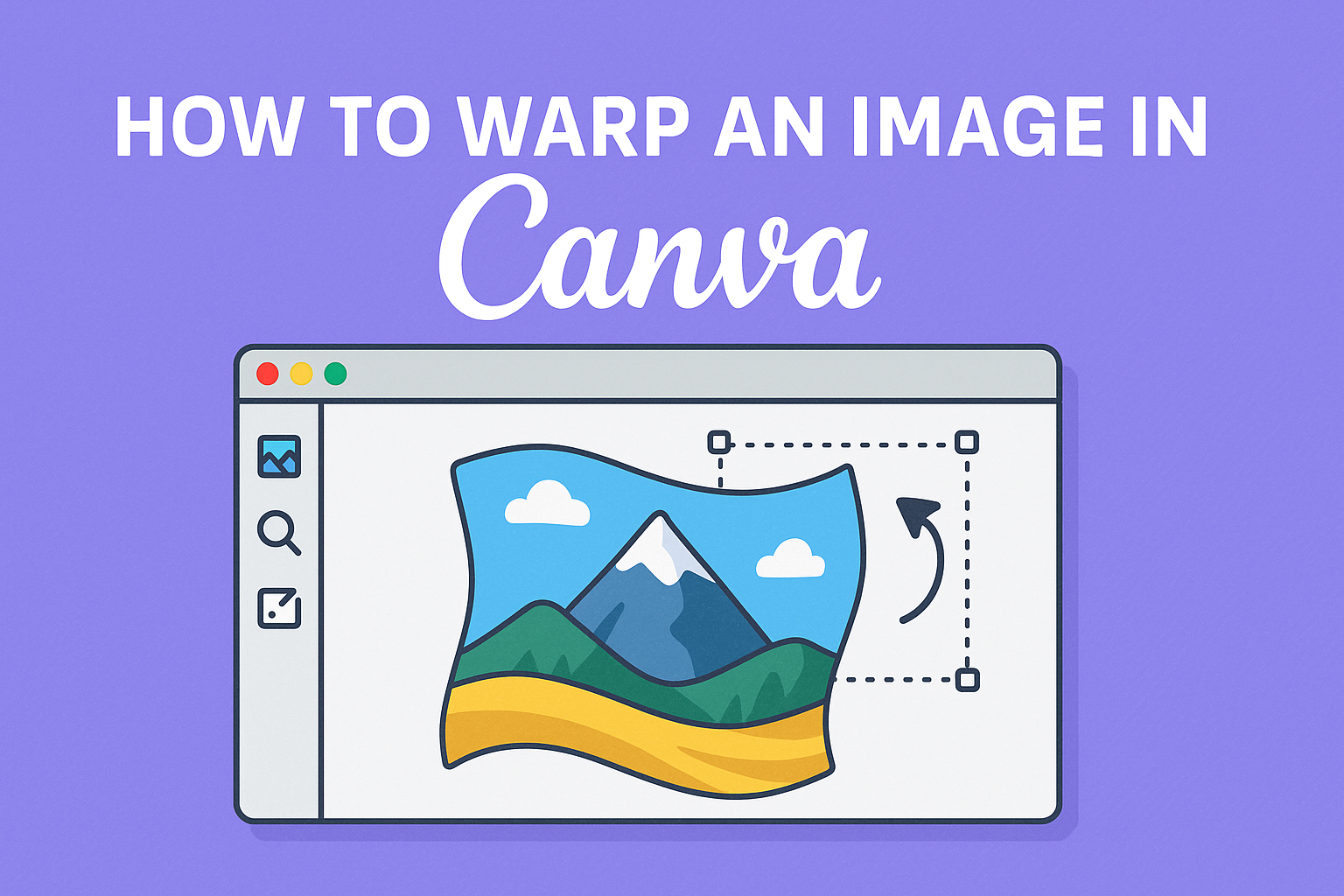 How to Warp an Image in Canva