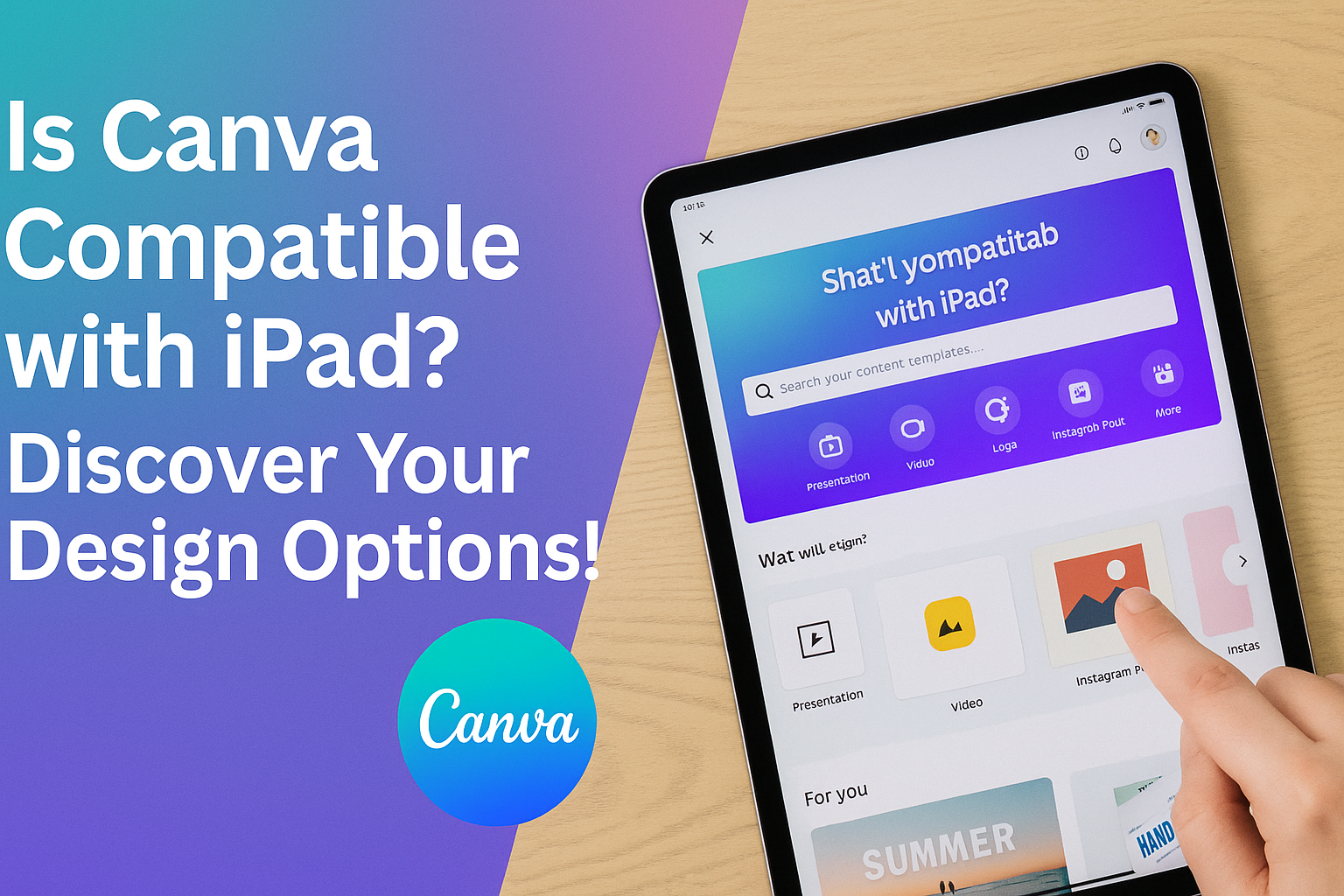 Is Canva Compatible with iPad