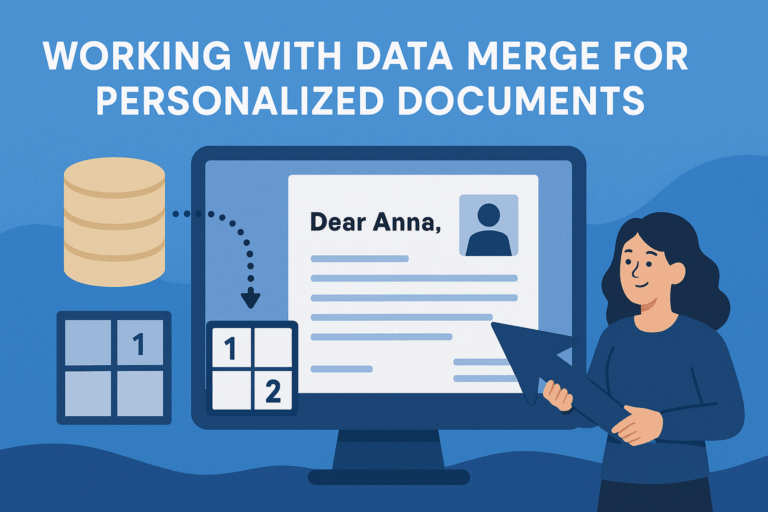 Working with Data Merge for Personalized Documents