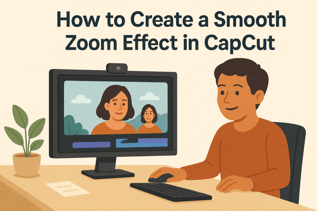How to Create a Smooth Zoom Effect in CapCut - Graphic Design Resource
