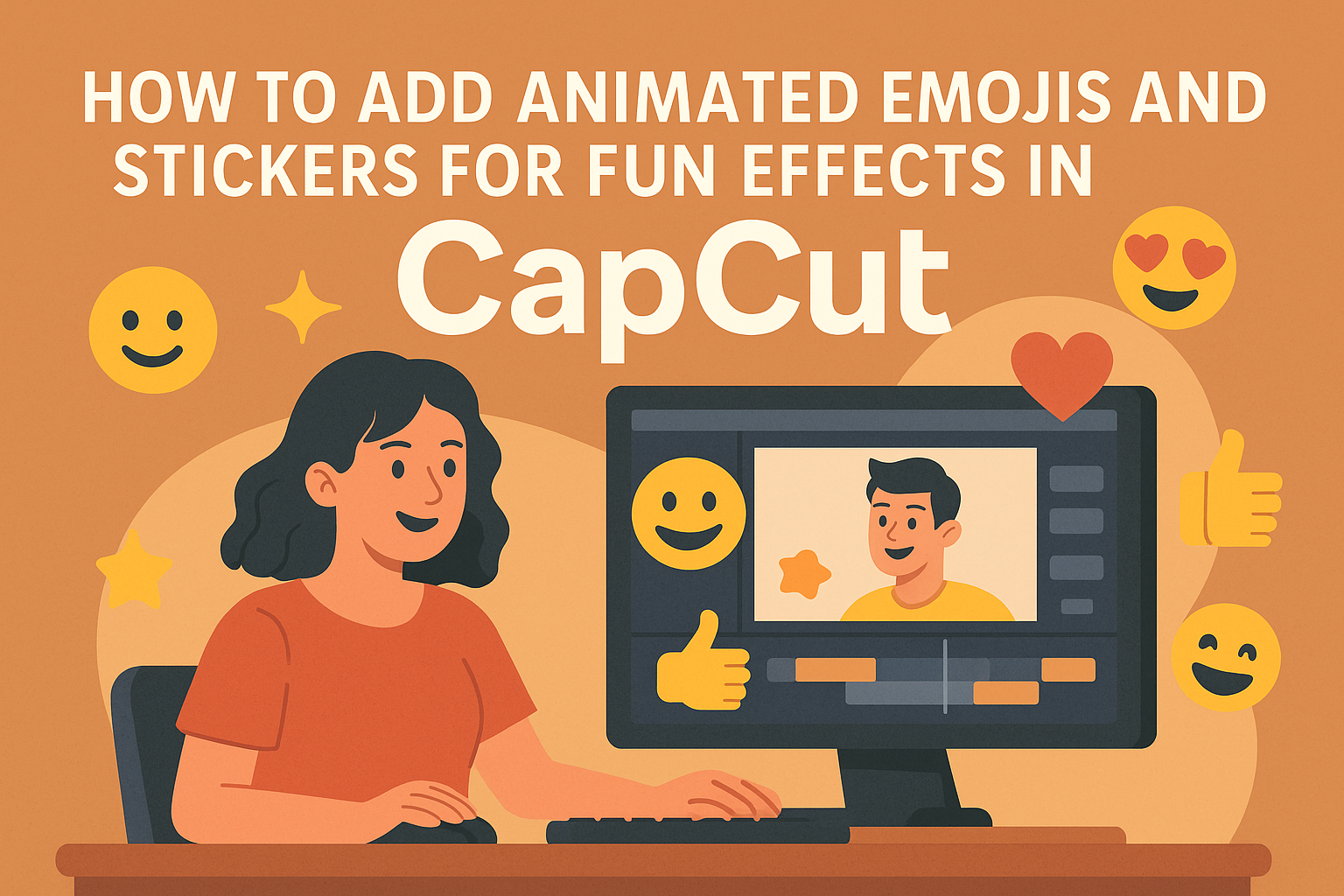 How to Add Animated Emojis and Stickers for Fun Effects in CapCut
