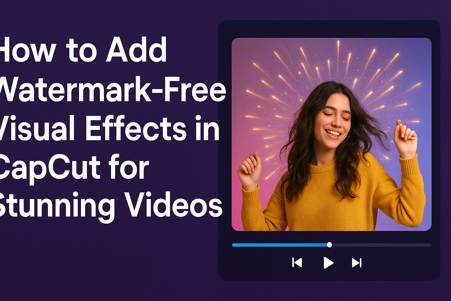 How to Add Watermark-Free Visual Effects in CapCut for Stunning Videos