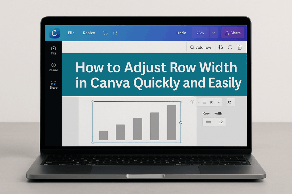 How to Adjust Row Width in Canva Quickly and Easily - Graphic Design ...