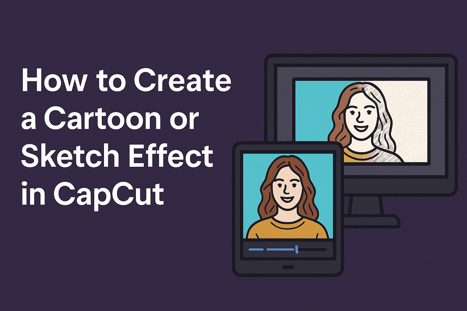 How to Create a Cartoon or Sketch Effect in CapCut