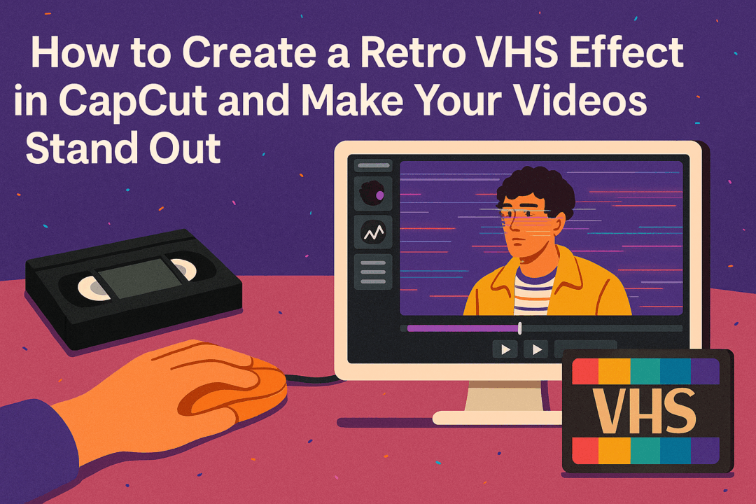How To Create A Retro Vhs Effect In Capcut And Make Your Videos Stand