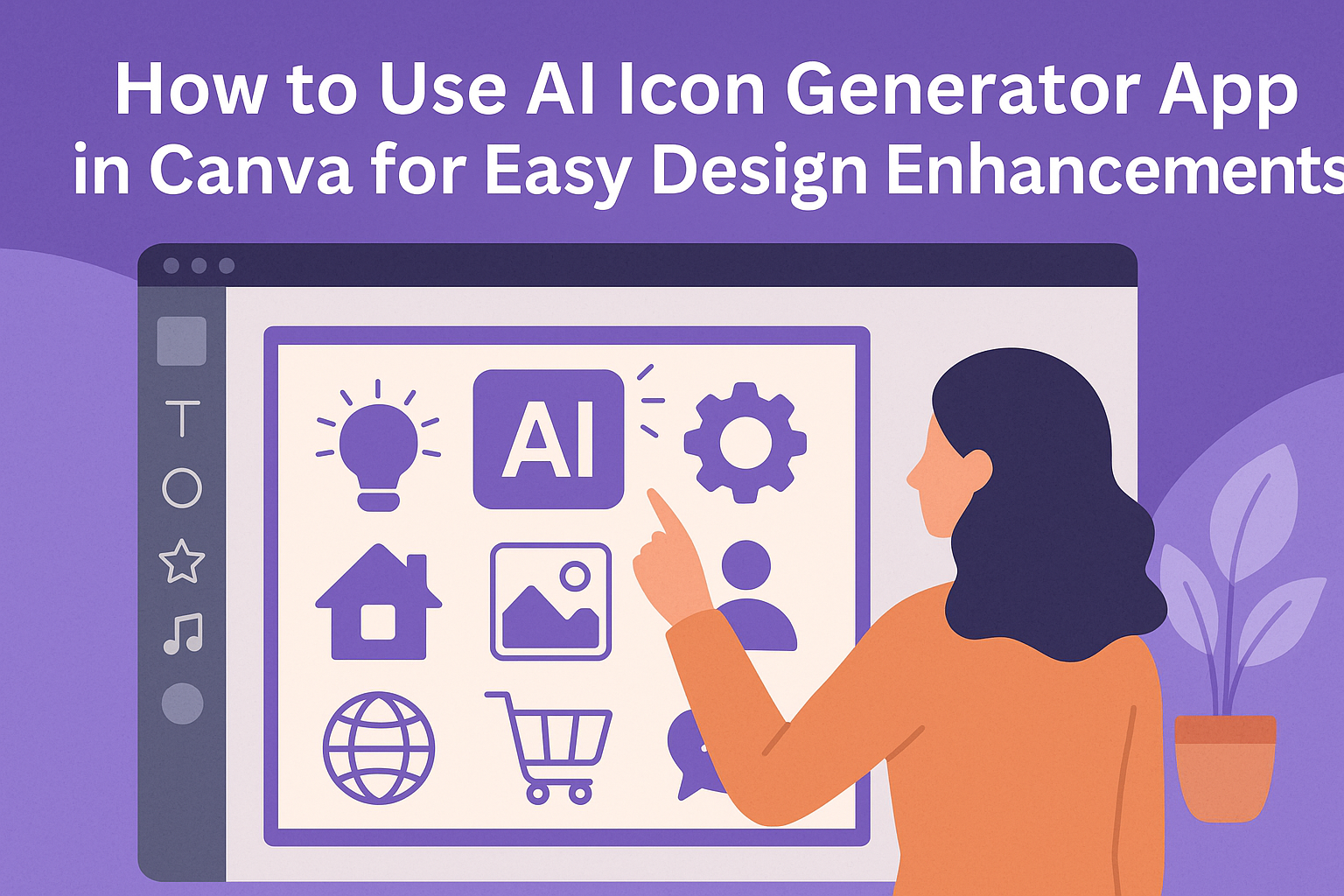 How to Use AI Icon Generator App in Canva for Easy Design Enhancements