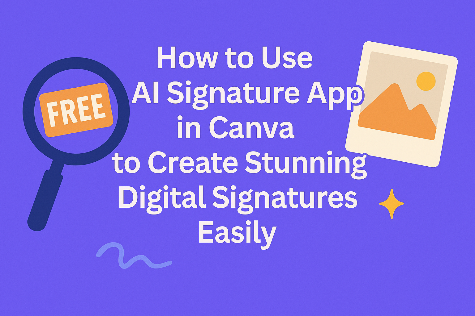 How to Use AI Signature App in Canva to Create Stunning Digital Signatures Easily