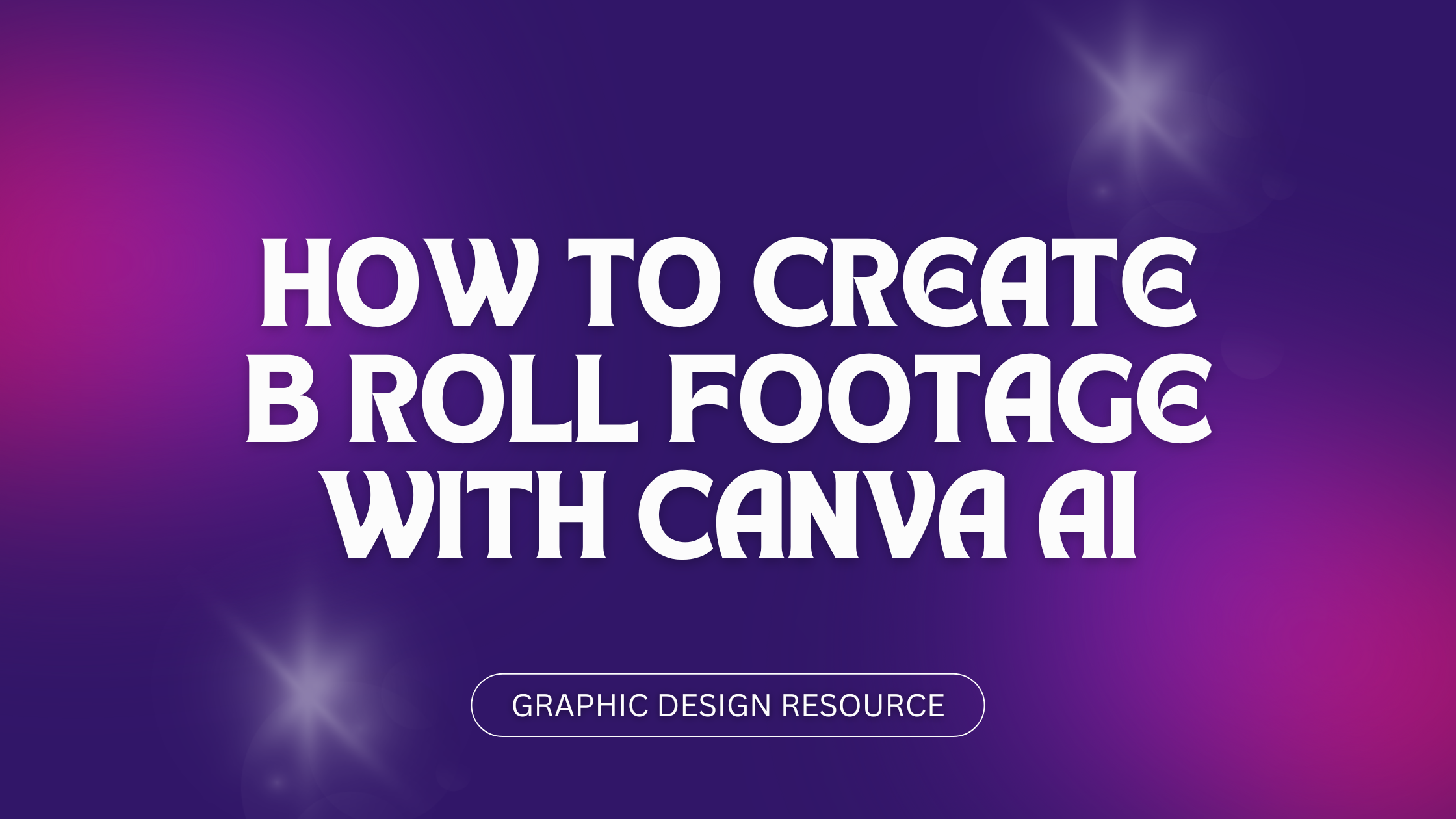 How to Create B Roll Footage with Canva AI