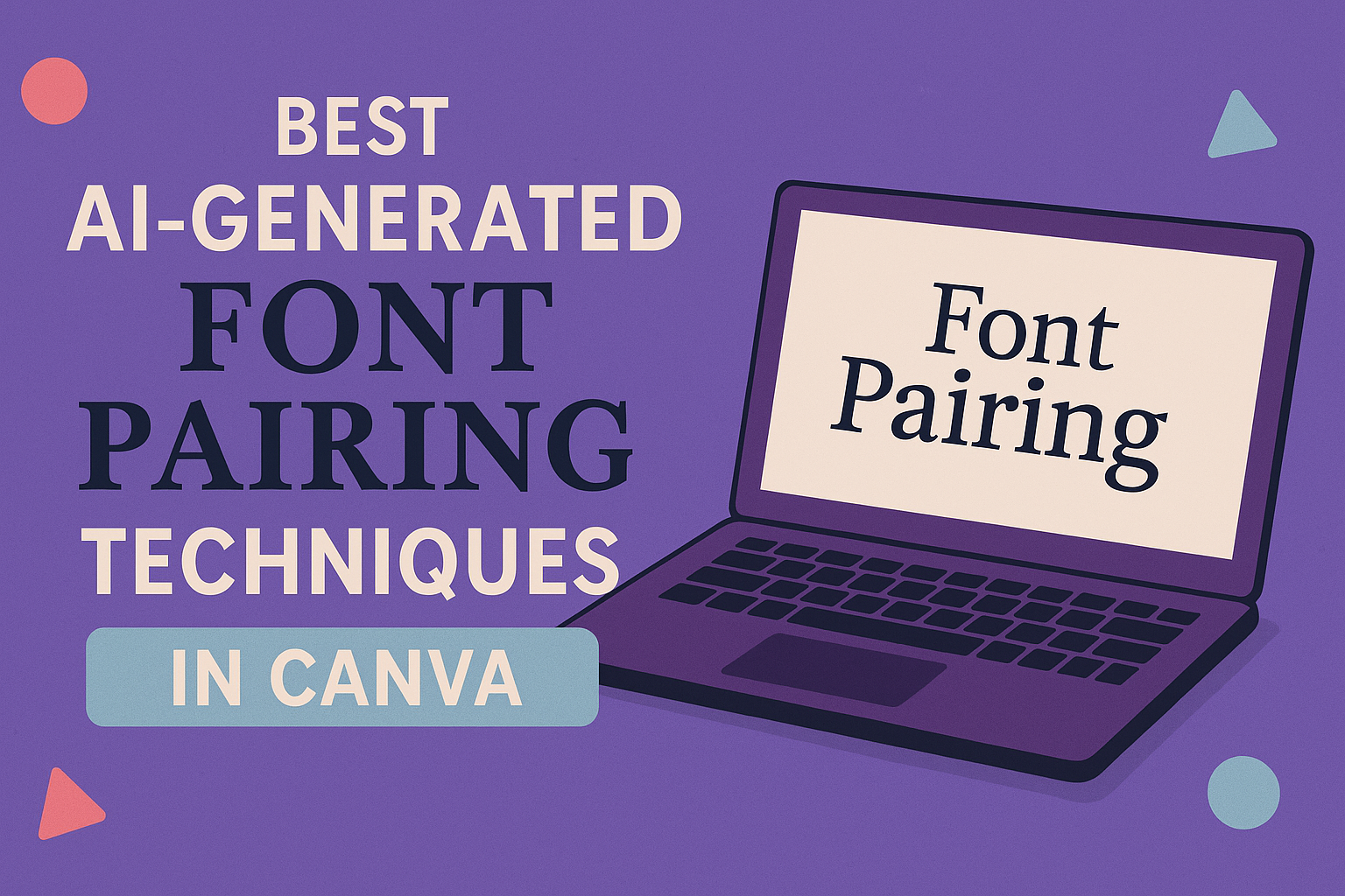 Best AI-Generated Font Pairing Techniques In Canva