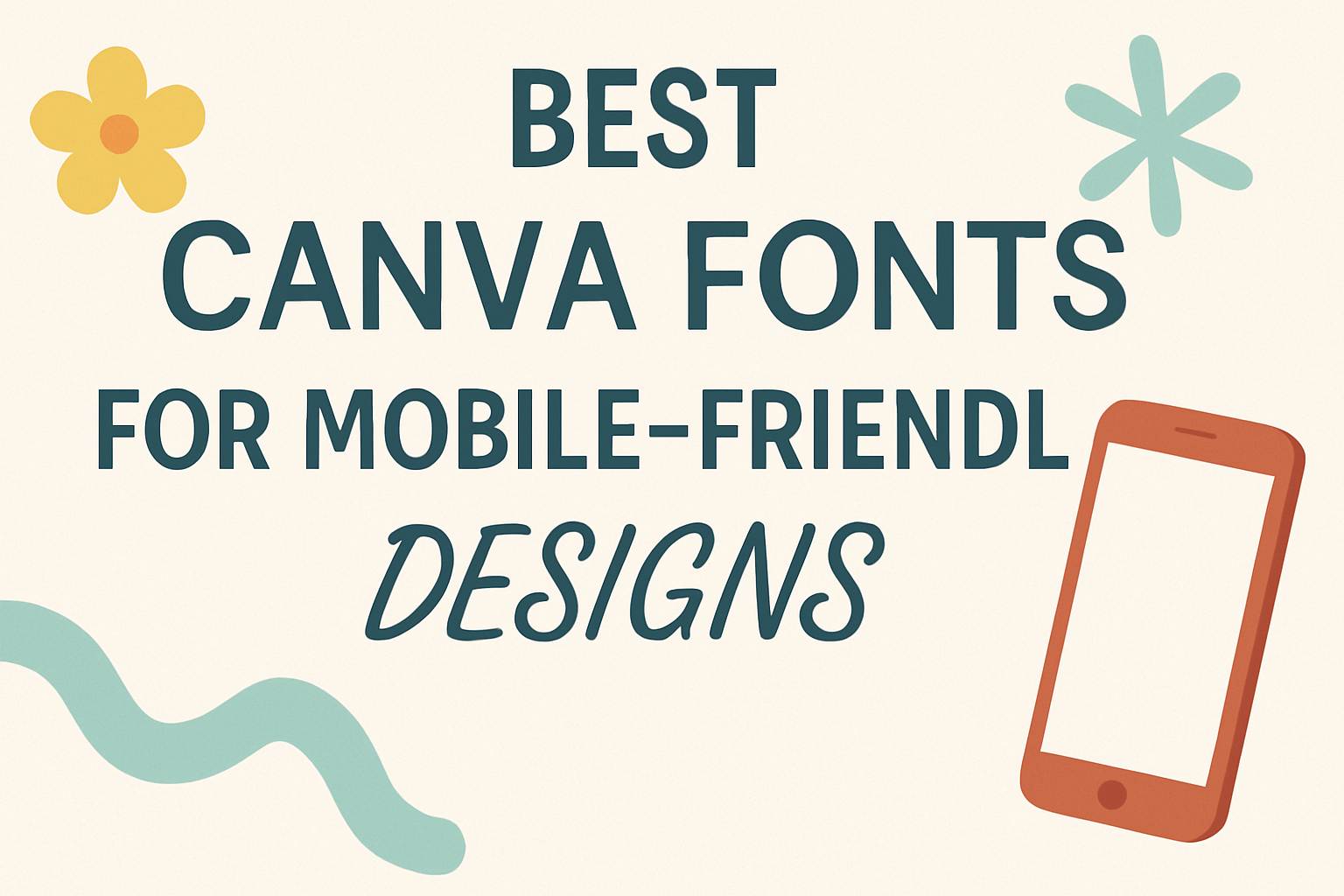 Best Canva Fonts For Mobile-Friendly Designs