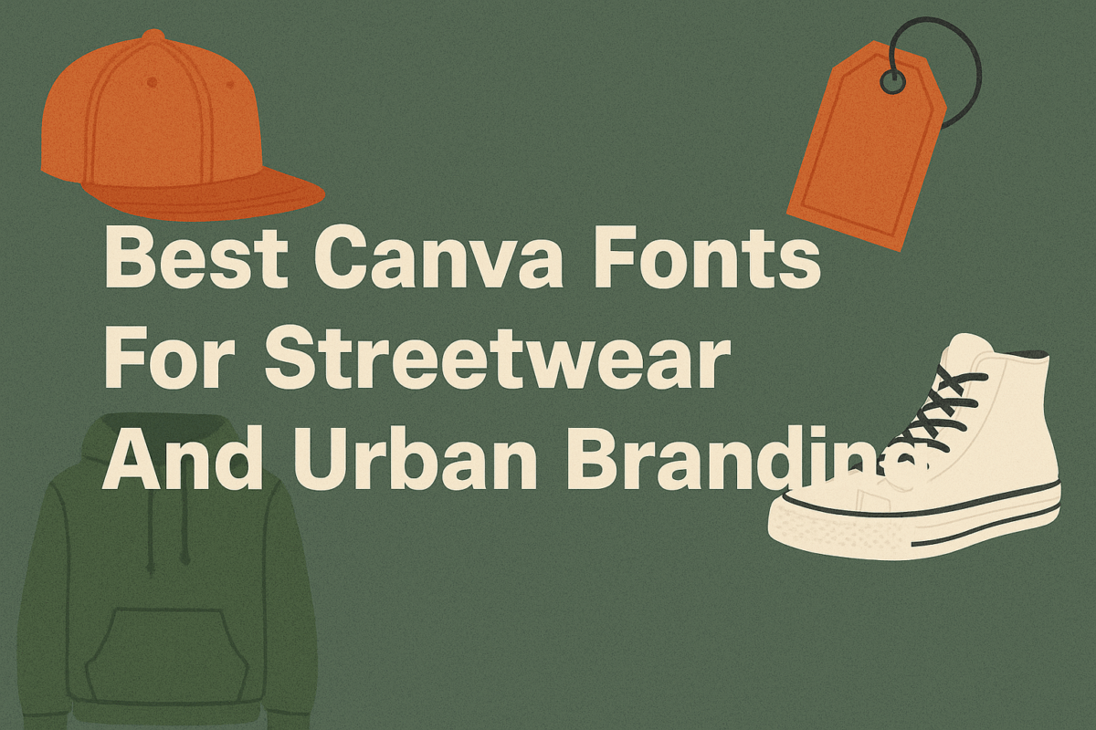 Best canva fonts for streetwear and urban branding graphic design