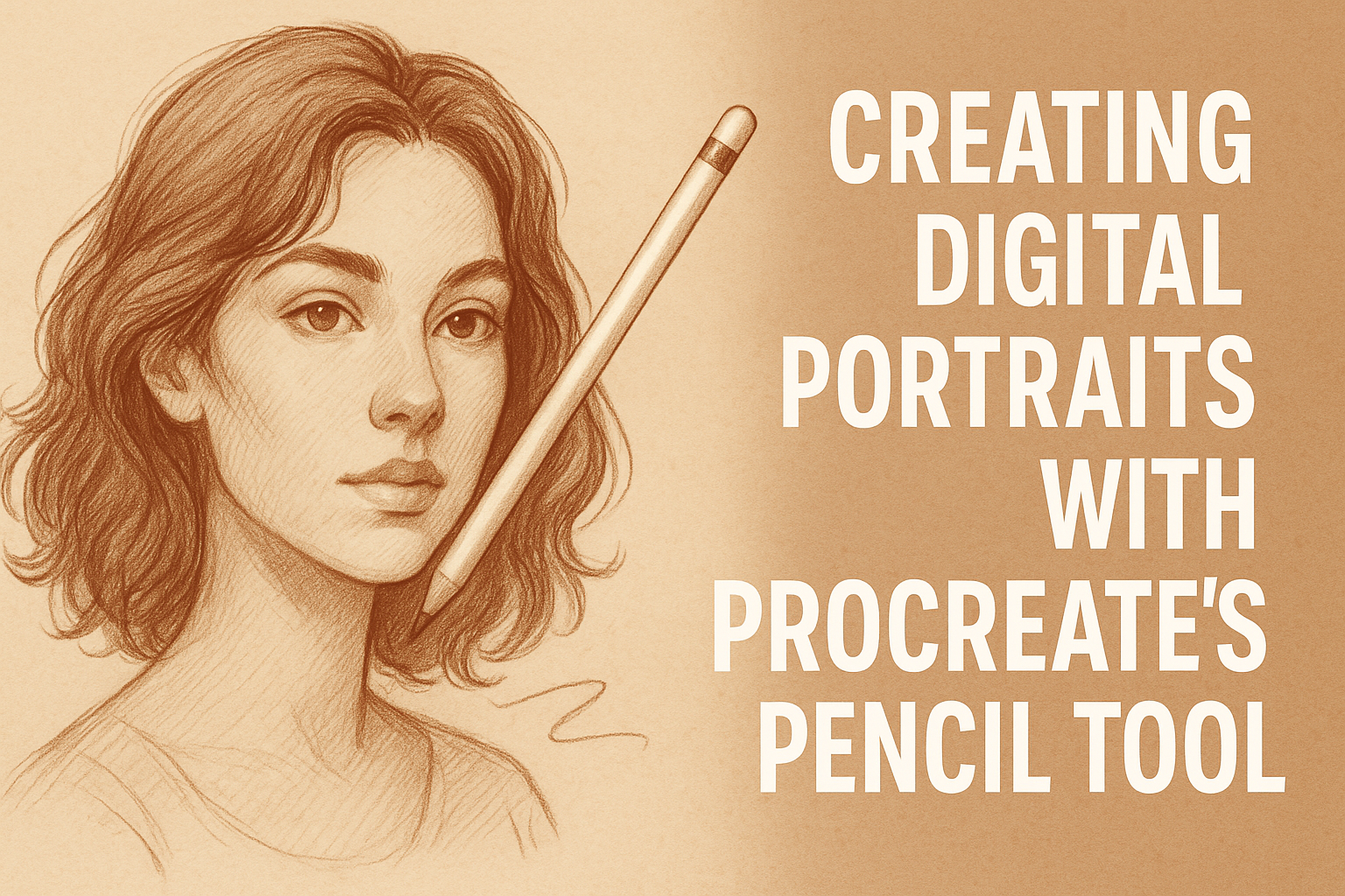 Creating Digital Portraits with Procreate’s Pencil Tool