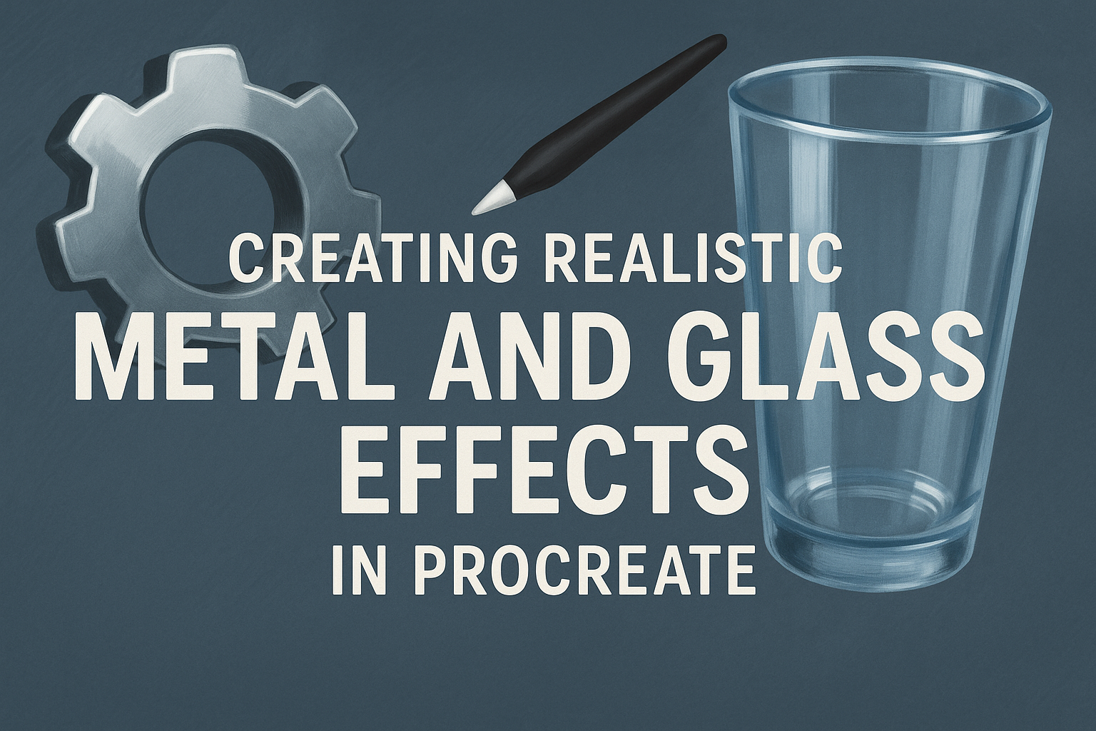 Creating Realistic Metal and Glass Effects in Procreate