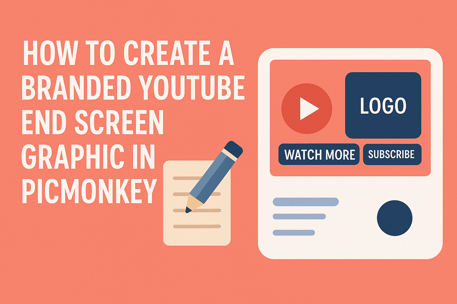 How to Create a Branded YouTube End Screen Graphic in PicMonkey