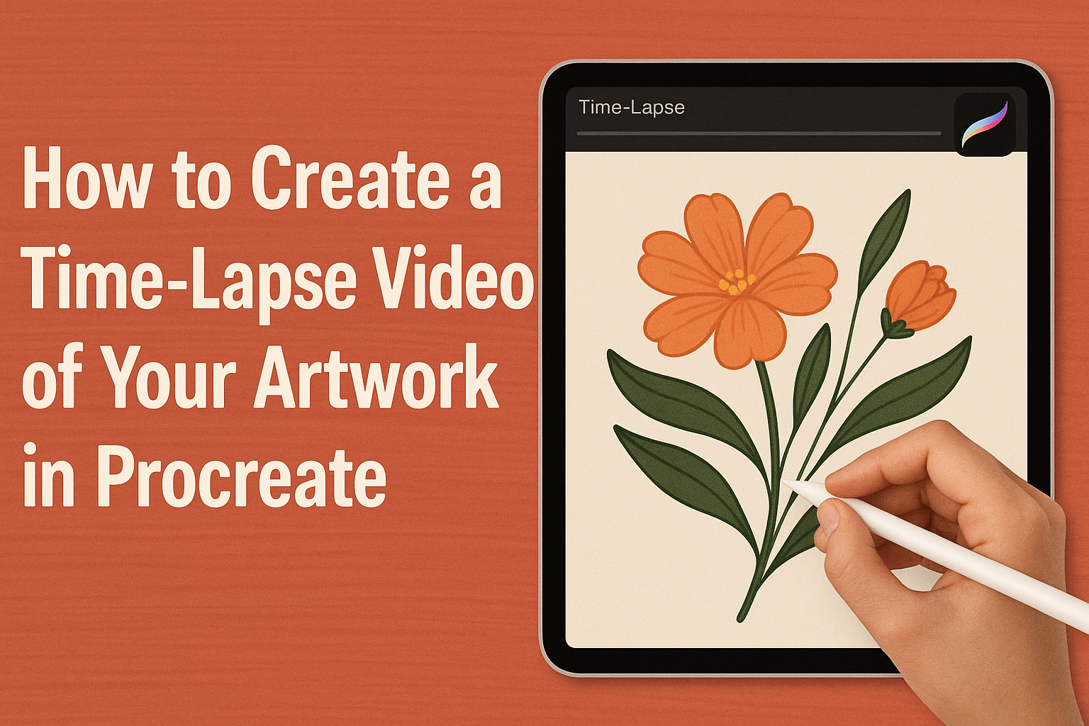 How to Create a Time-Lapse Video of Your Artwork in Procreate