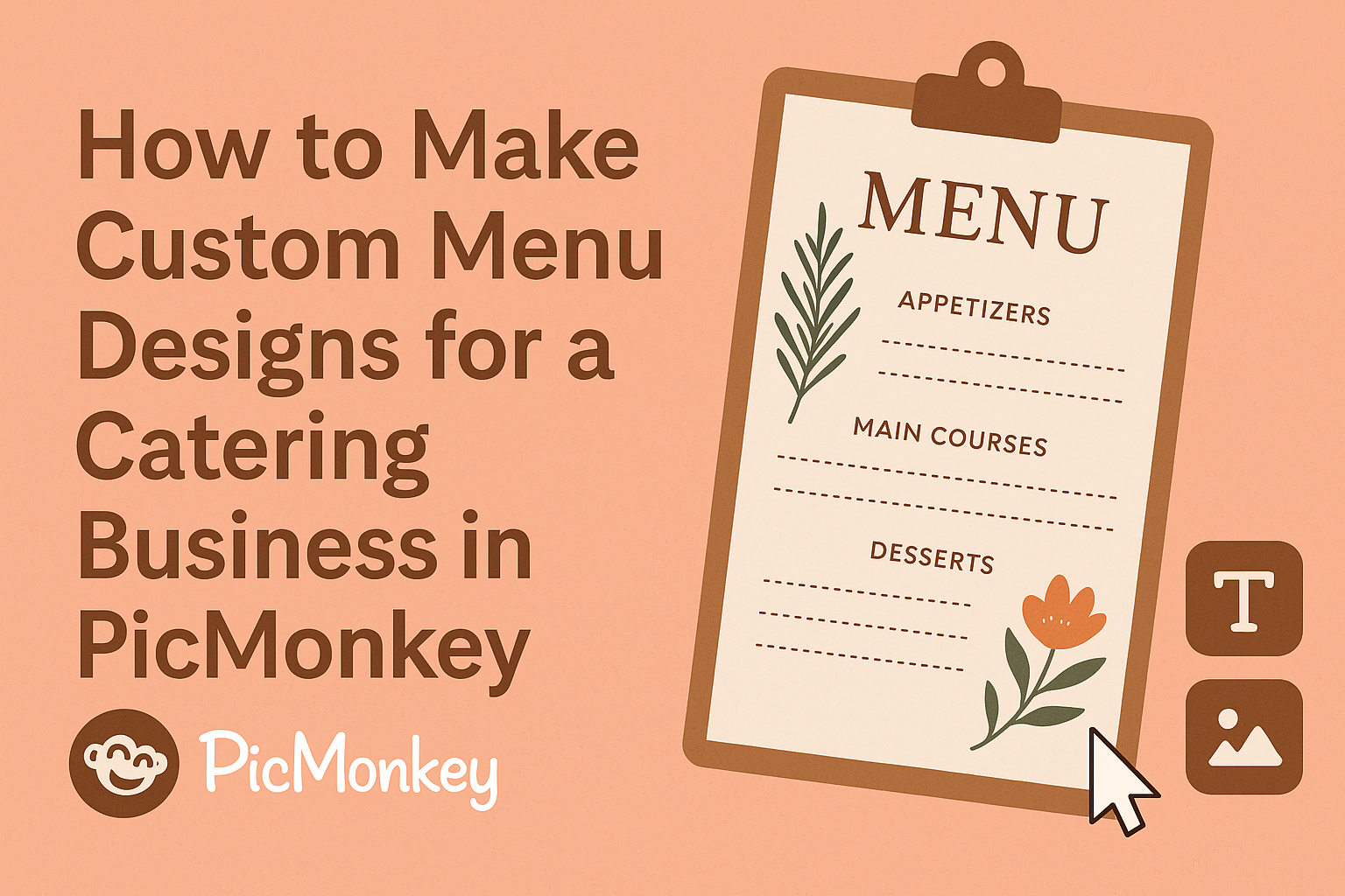 How to Make Custom Menu Designs for a Catering Business in PicMonkey