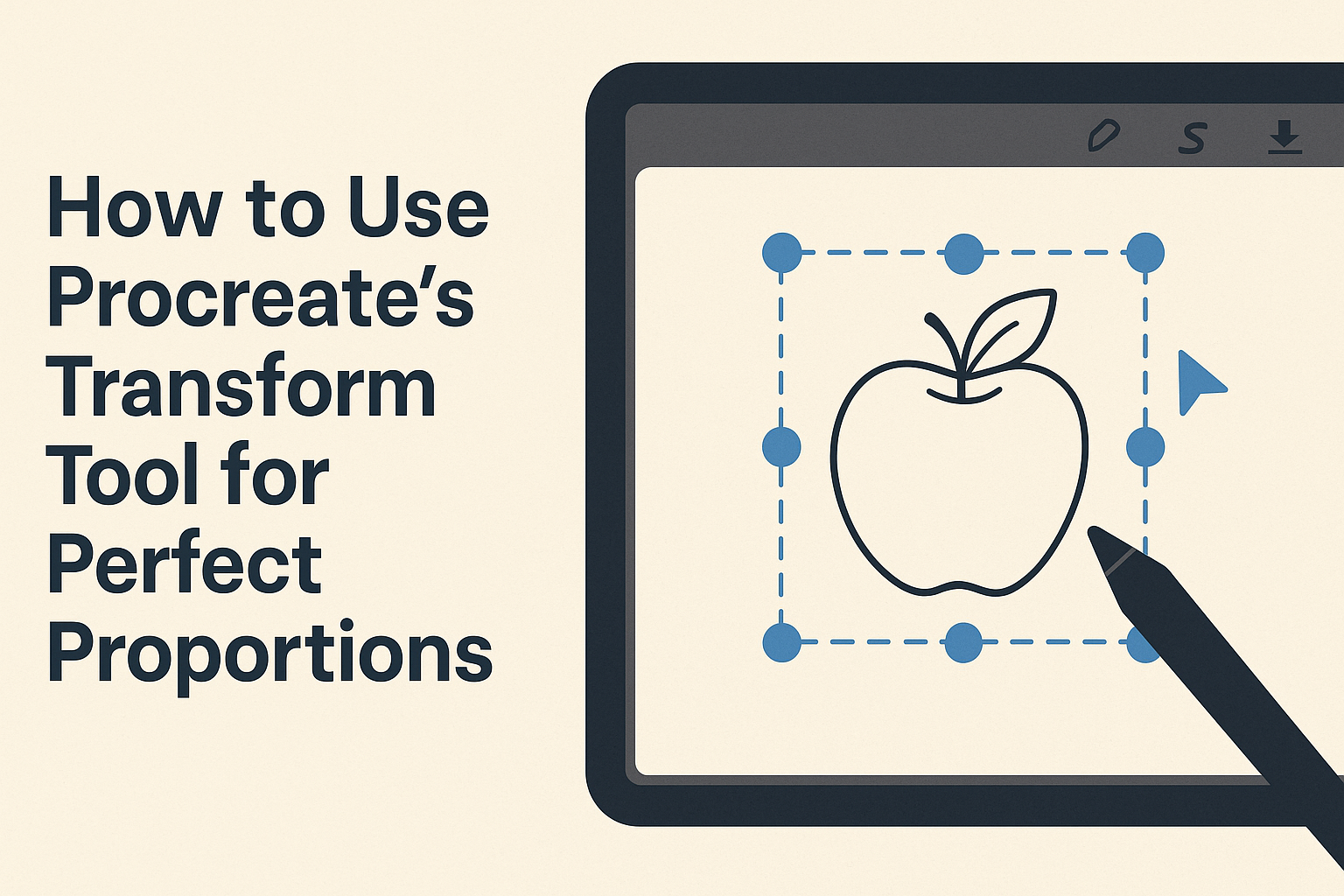 How to Use Procreate’s Transform Tool for Perfect Proportions
