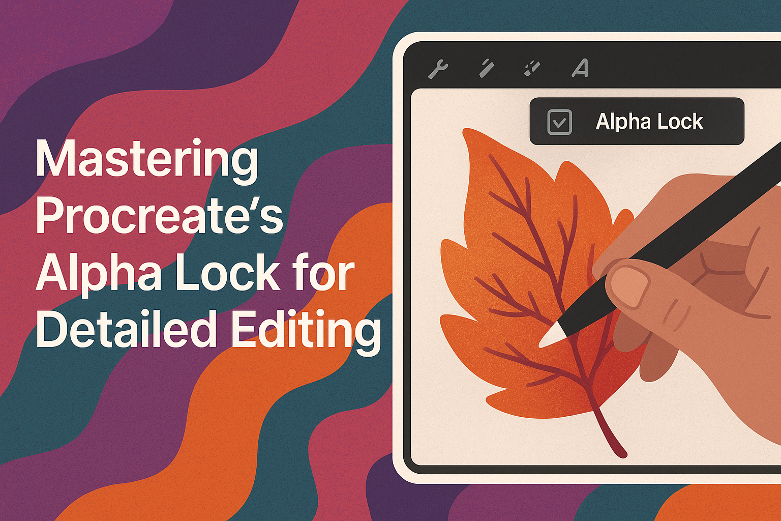 Mastering Procreate’s Alpha Lock for Detailed Editing