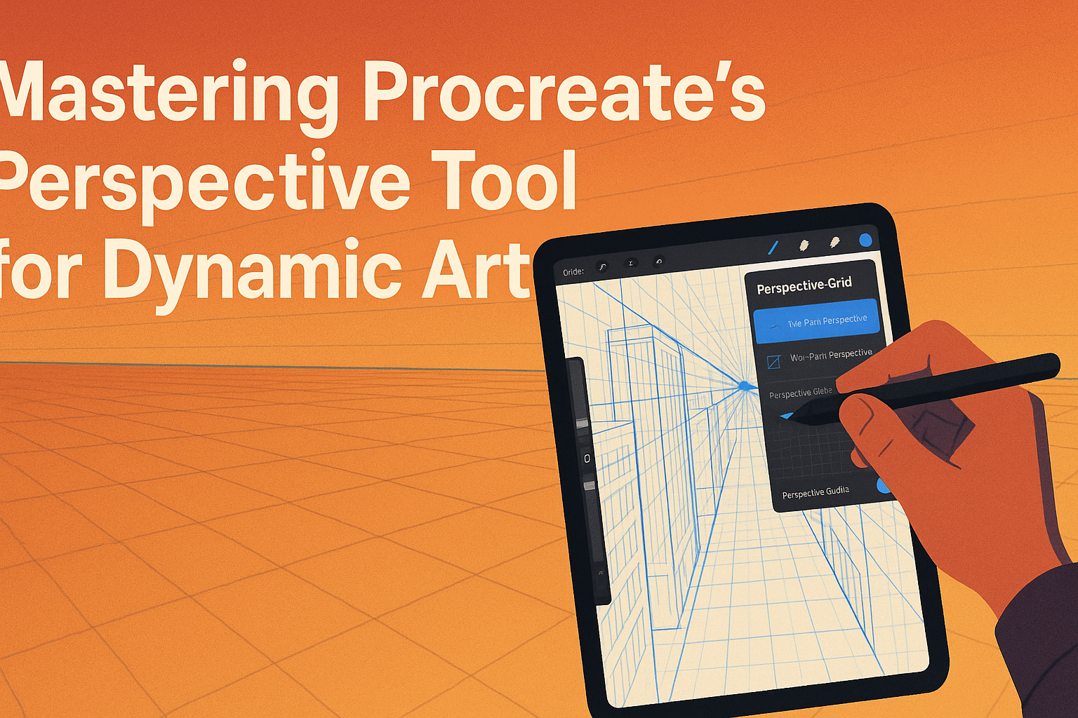 Mastering Procreate’s Perspective Tool for Dynamic Art