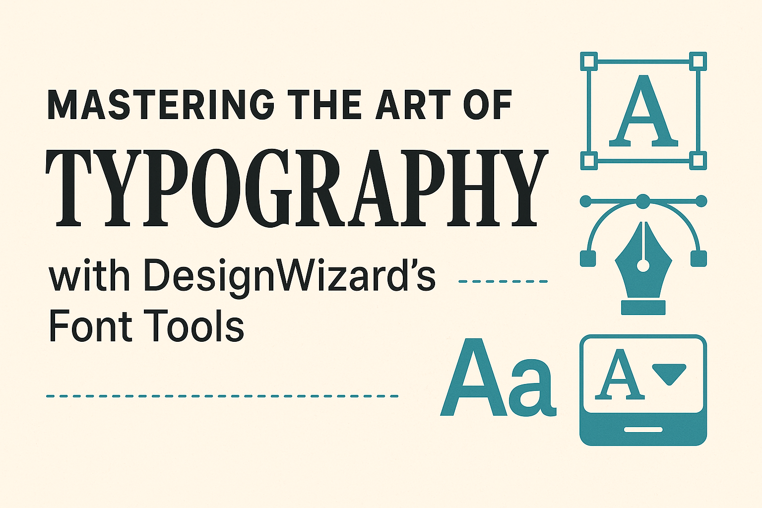 Mastering the Art of Typography with DesignWizard’s Font Tools