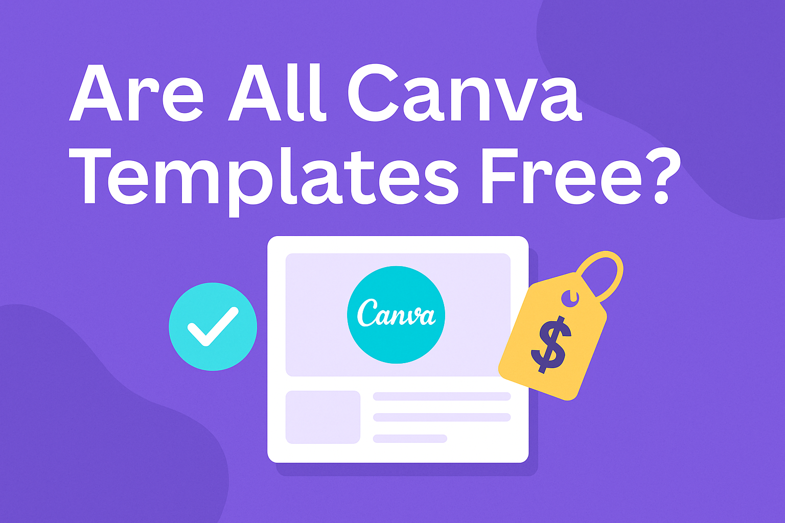 Are All Canva Templates Free