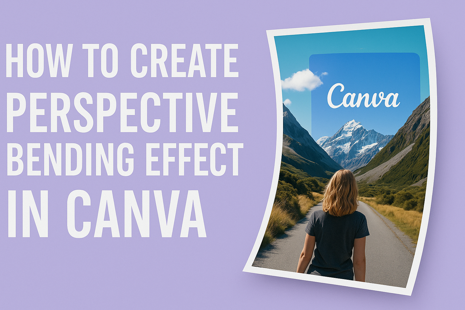 How to Create Perspective Bending Effect in Canva