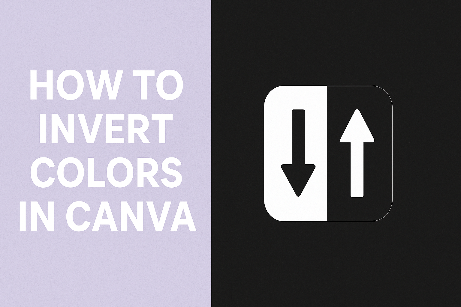 How to Invert Colors in Canva
