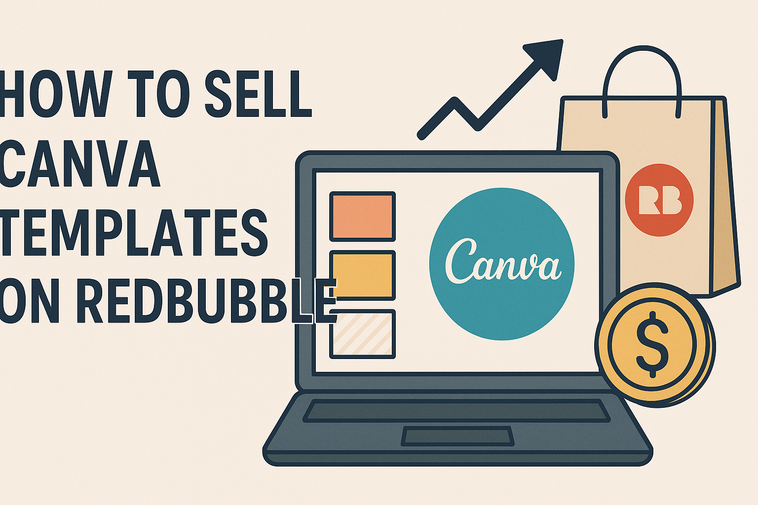 How to Sell Canva Templates on Redbubble